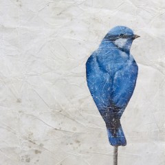 BLUE BIRDS (120x90 cm)